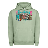 Pigment Oil Green oncology nurse Urban Hoodie - OliviaCreatesArt