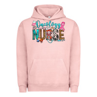 Pigment Salmon oncology nurse Urban Hoodie - OliviaCreatesArt