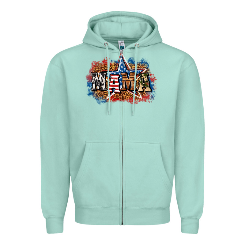 Patriotic Mama Zipper Hoodie by BundleAndBundleShop | Teevron