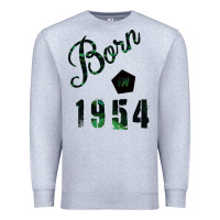 Heather Grey Born in 1954 Premium Sweatshirt - Bettercallsaul