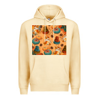 Pina Colada Fall Pumpkins Autumn Coffee Premium Hoodie - texasbilliewilder