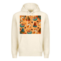 Tofu Fall Pumpkins Autumn Coffee Premium Hoodie - texasbilliewilder