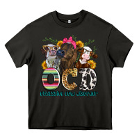 Asphalt ocd obsessive cow disorder Heavy Core Tee - Zillion Design Studio