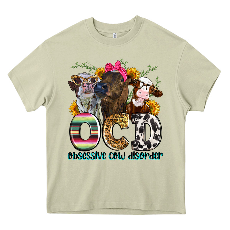 Ocd Obsessive Cow Disorder Heavy Core Tee by Zillion Design Studio | Teevron