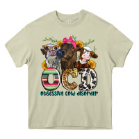 Mossy ocd obsessive cow disorder Heavy Core Tee - Zillion Design Studio