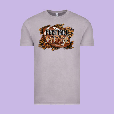 Football Mom Vintage Tee Designed By Adodesignshop
