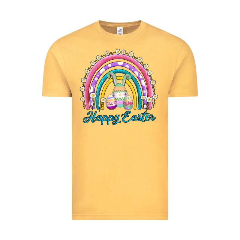 Easter Egg Bunny Rainbow Vintage Tee by AdoDesignShop | Teevron