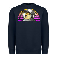 Navy dogecoin to the mars Heavyweight Sweatshirt - Jasminsmagicworld