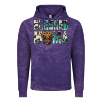 Cloud Purple blessed mama Vintage Hoodie - JahusDesignShop