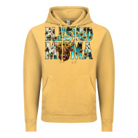Vintage Mustard blessed mama Vintage Hoodie - JahusDesignShop