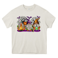 Cream Halloween Gnomes Heavy Core Tee - texasbilliewilder