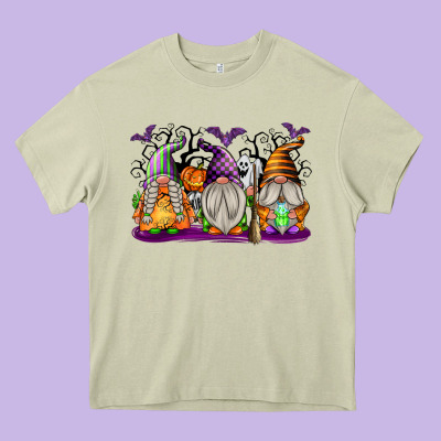 Halloween Gnomes Heavy Core Tee Designed By Texasbilliewilder