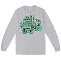 Moon Dust st patricks day shamrock typography Long Sleeve Tee - MaliasSmallBusiness