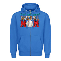 True Royal Loud And Proud Baseball Mom Zipper Hoodie - BundleAndBundleShop