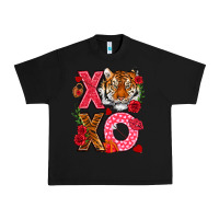 Black xoxo with tiger Urban Heavy Tee - NancyCooperArtShop