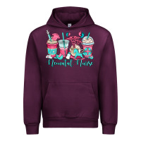 Mauve Wine nicu neonatal nurse coffee cups Urban Hoodie - OliviaCreatesArt