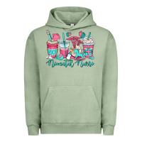 Pigment Oil Green nicu neonatal nurse coffee cups Urban Hoodie - OliviaCreatesArt