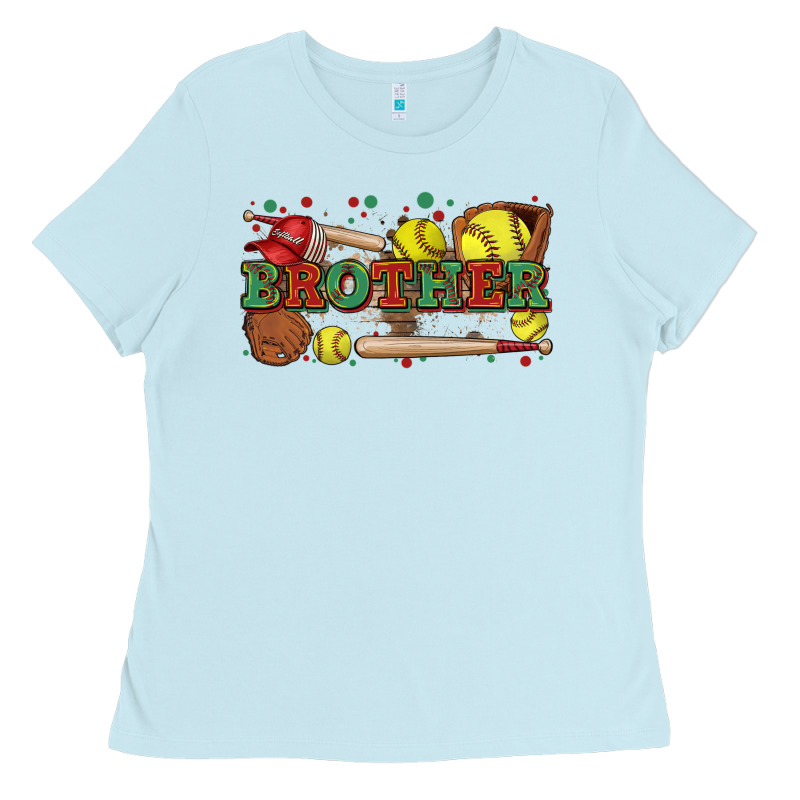 Brother Softball Ladies Tee by Zillion Design Studio | Teevron