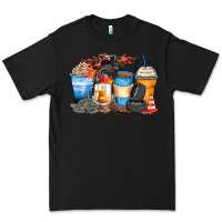Black monster truck coffee cups Premium Tee - Zillion Design Studio