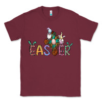 Burgundy cross rabbit easter gnomes Classic Tee - Jasminsmagicworld