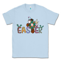 Dusty Blue cross rabbit easter gnomes Classic Tee - Jasminsmagicworld