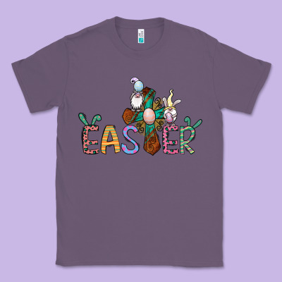 Cross Rabbit Easter Gnomes Classic Tee Designed By Jasminsmagicworld