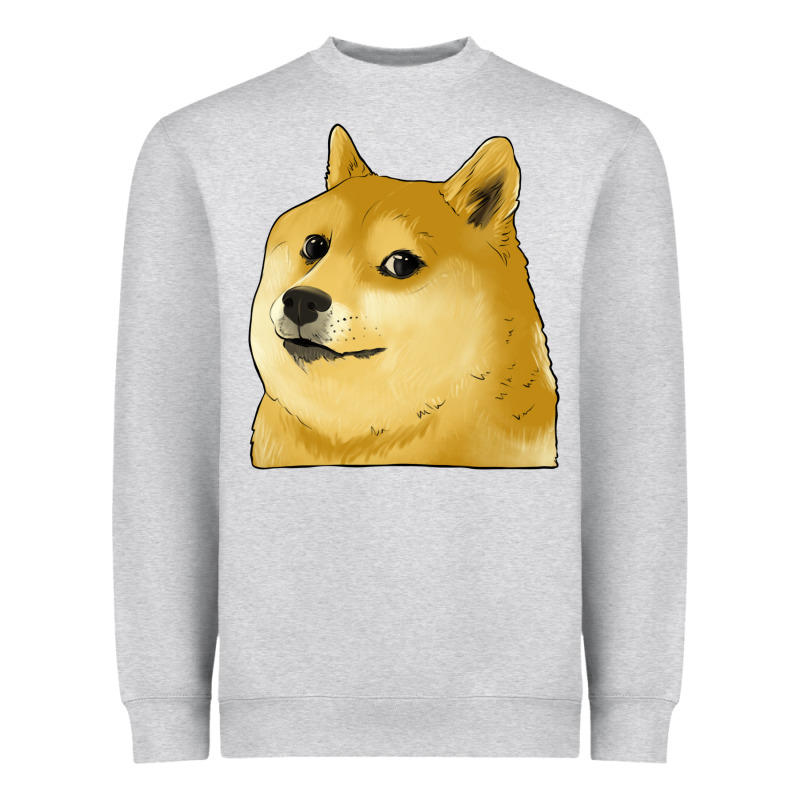Doge Coin Shiba Dog Heavyweight Sweatshirt by Jasminsmagicworld | Teevron