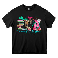 Black pca patient care assistant Heavy Core Tee - Zillion Design Studio