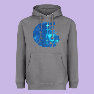 I Know I Play Like A Girl Try To Keep Up Softball Heavyweight Hoodie Designed By Bettercallsaul