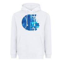 White I Know I Play Like A Girl Try To Keep Up Softball Heavyweight Hoodie - Bettercallsaul