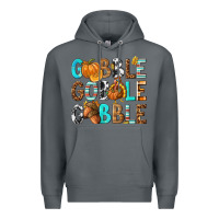 Rock Gobble Gobble Gobble with Turkey Premium Hoodie - texasbilliewilder