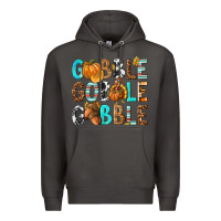 Smoke Gobble Gobble Gobble with Turkey Premium Hoodie - texasbilliewilder