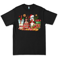Black santa fuel coffee cups Premium Tee - AdoDesignShop