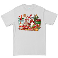 Dove Grey santa fuel coffee cups Premium Tee - AdoDesignShop