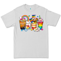 Dove Grey pride coffee cups Premium Tee - Zillion Design Studio