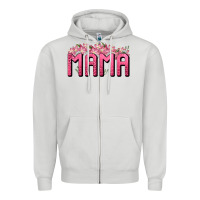 Dove Grey Western Mama Zipper Hoodie - BundleAndBundleShop