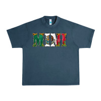 Midnight Navy mexican flag mini Urban Heavy Tee - Jasminsmagicworld