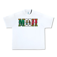 White mexican flag mini Urban Heavy Tee - Jasminsmagicworld