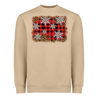 Mushroom snowflake background Heavyweight Sweatshirt - BarkalooDesign