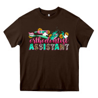 Chocolate Brown orthodontist assistant Heavy Core Tee - Zillion Design Studio