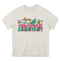 Cream orthodontist assistant Heavy Core Tee - Zillion Design Studio