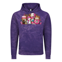 Cloud Purple pink Christmas winter snowman coffee Vintage Hoodie - Jasminsmagicworld