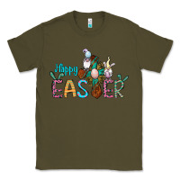 Army Green cross rabbit gnomes happy easter Classic Tee - Jasminsmagicworld