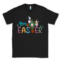 Black cross rabbit gnomes happy easter Classic Tee - Jasminsmagicworld