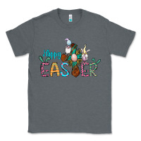 Charcoal Heather cross rabbit gnomes happy easter Classic Tee - Jasminsmagicworld