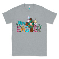 Heather Grey cross rabbit gnomes happy easter Classic Tee - Jasminsmagicworld