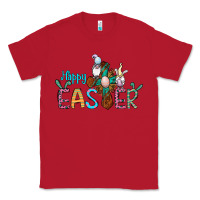 Red cross rabbit gnomes happy easter Classic Tee - Jasminsmagicworld