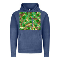 Vintage Denim shamrock leopard Vintage Hoodie - RanaPortraitStore