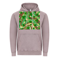 Vintage Zinc shamrock leopard Vintage Hoodie - RanaPortraitStore