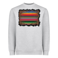 Heather Grey serape background Heavyweight Sweatshirt - BarkalooDesign